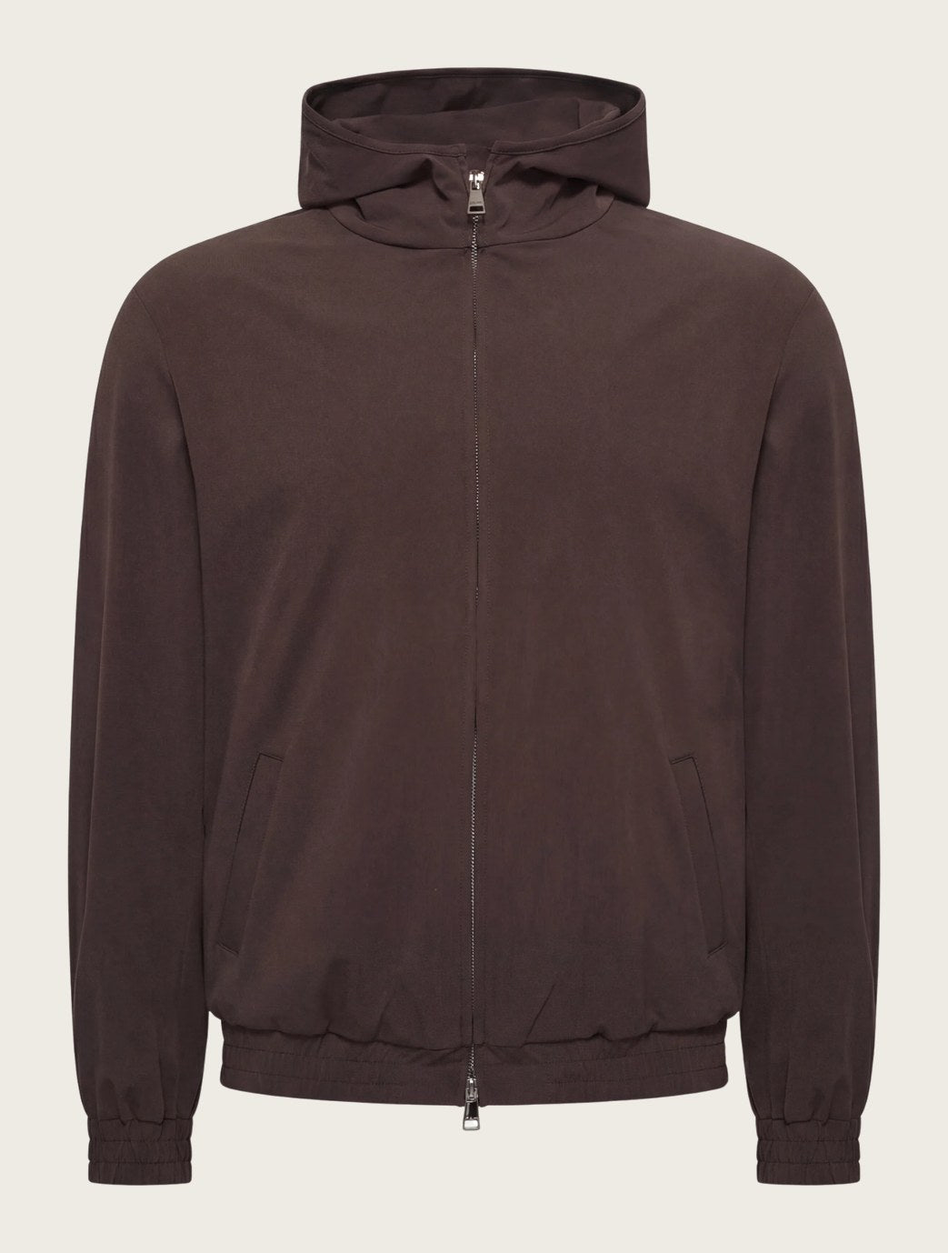 VESTE SELVÉ À CAPUCHE CAFÉ D'HAVANE Selvé Paris