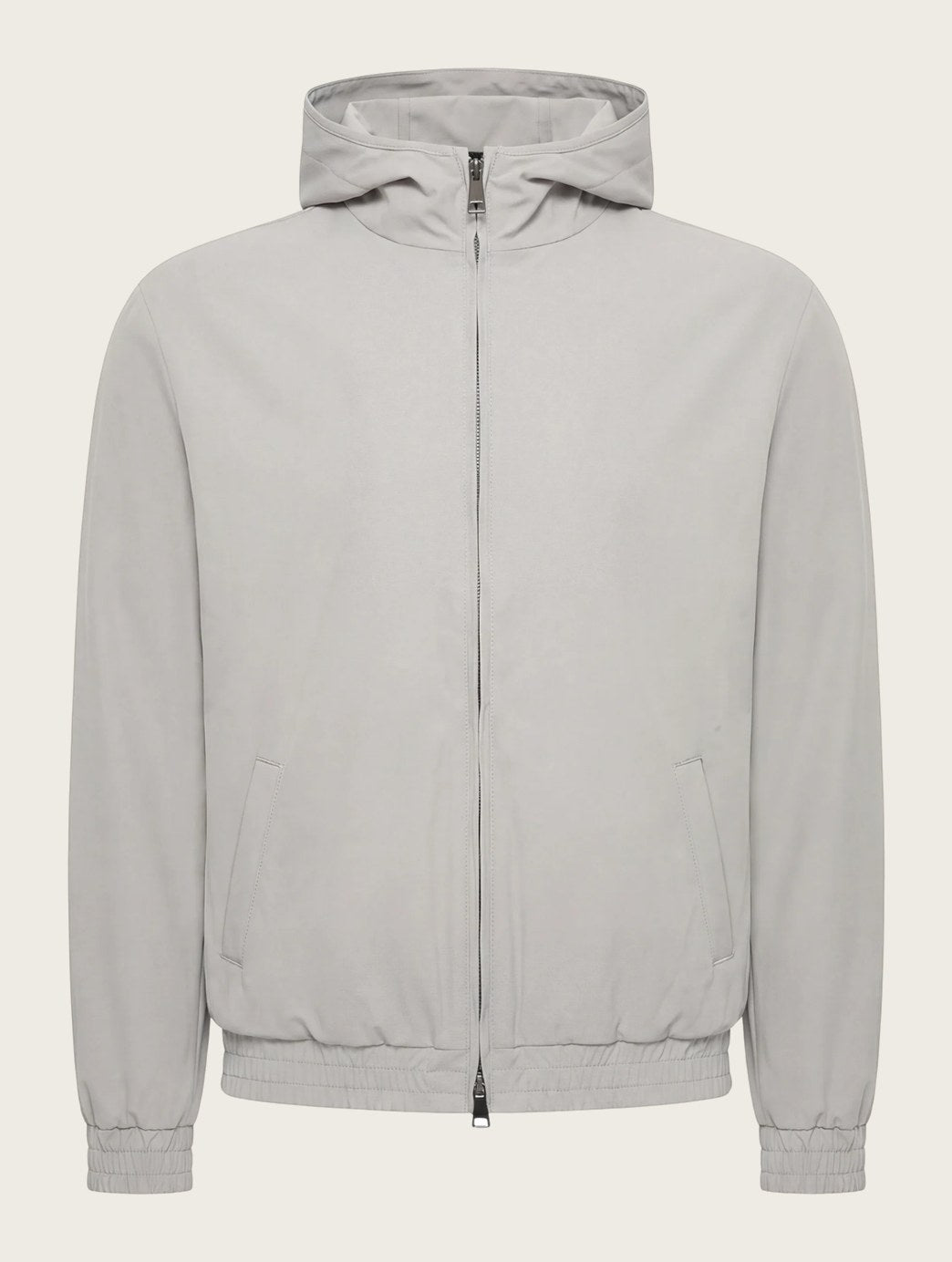 VESTE SELVÉ À CAPUCHE GRIS D'ÉLÉPHANT Selvé Paris