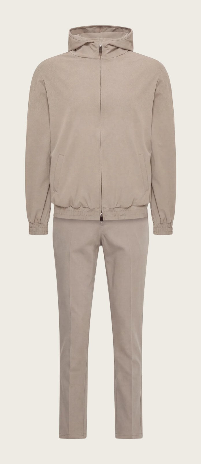 ENSEMBLE SELVÉ À CAPUCHE TAUPE DÉSERT Selvé Paris