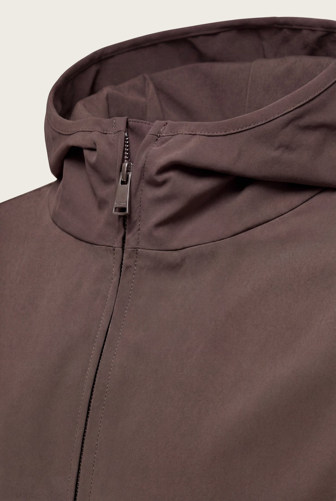 VESTE SELVÉ À CAPUCHE CAFÉ D'HAVANE Selvé Paris