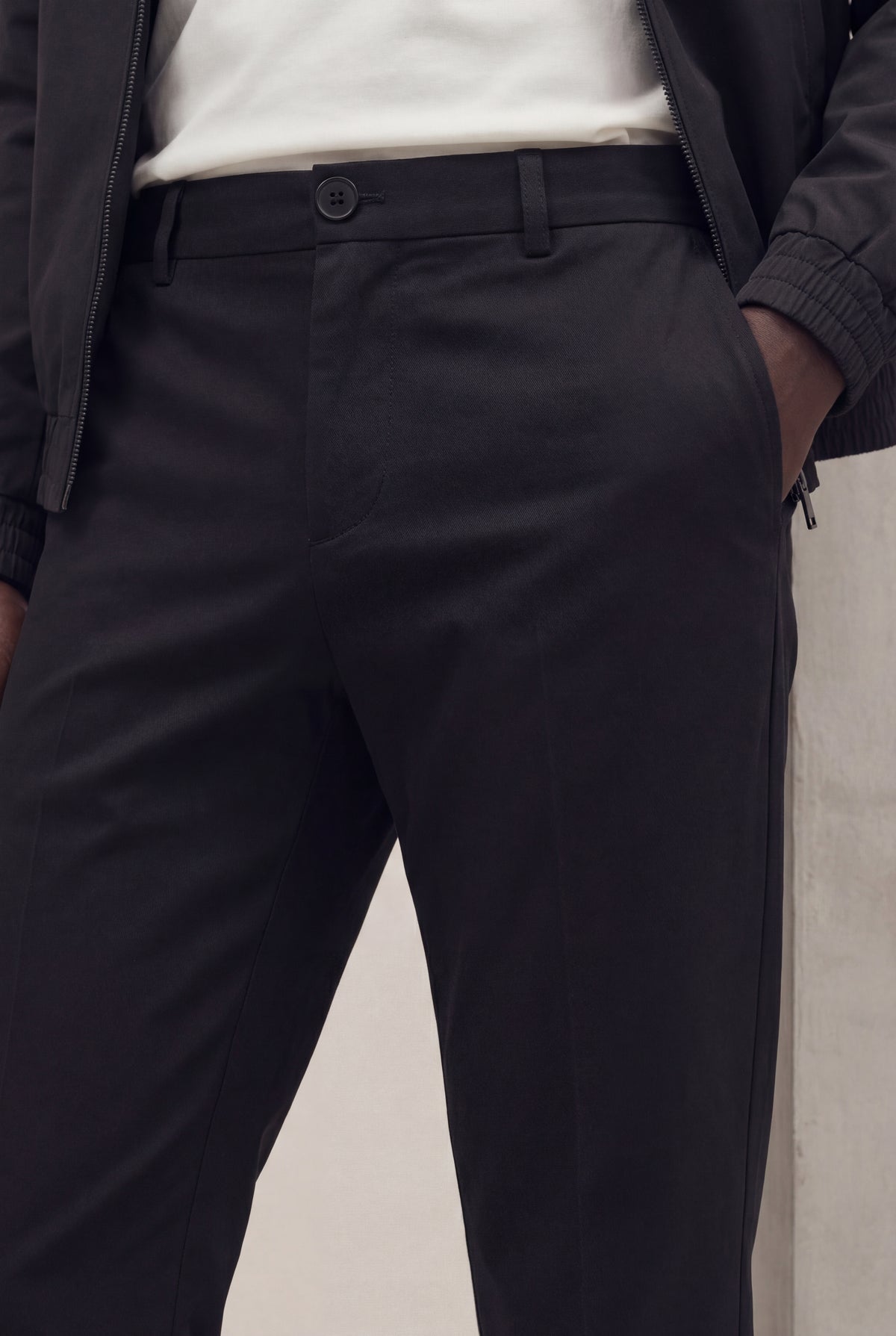PANTALON SELVÉ NOIR D'ANILINE Selvé Paris