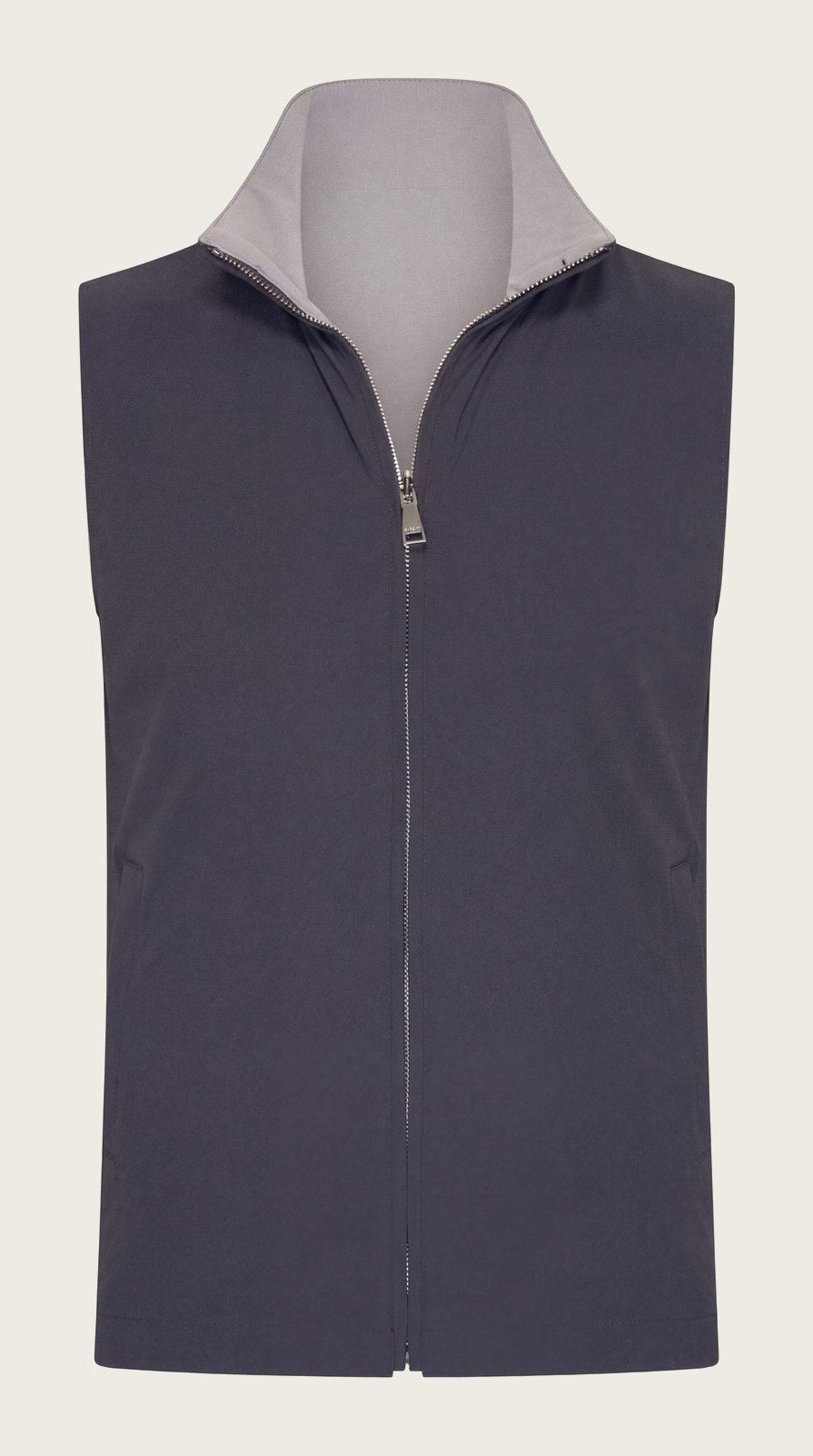 VESTE SANS MANCHE RÉVERSIBLE CAVIR D'ÉLÉPHANT Selvé Paris