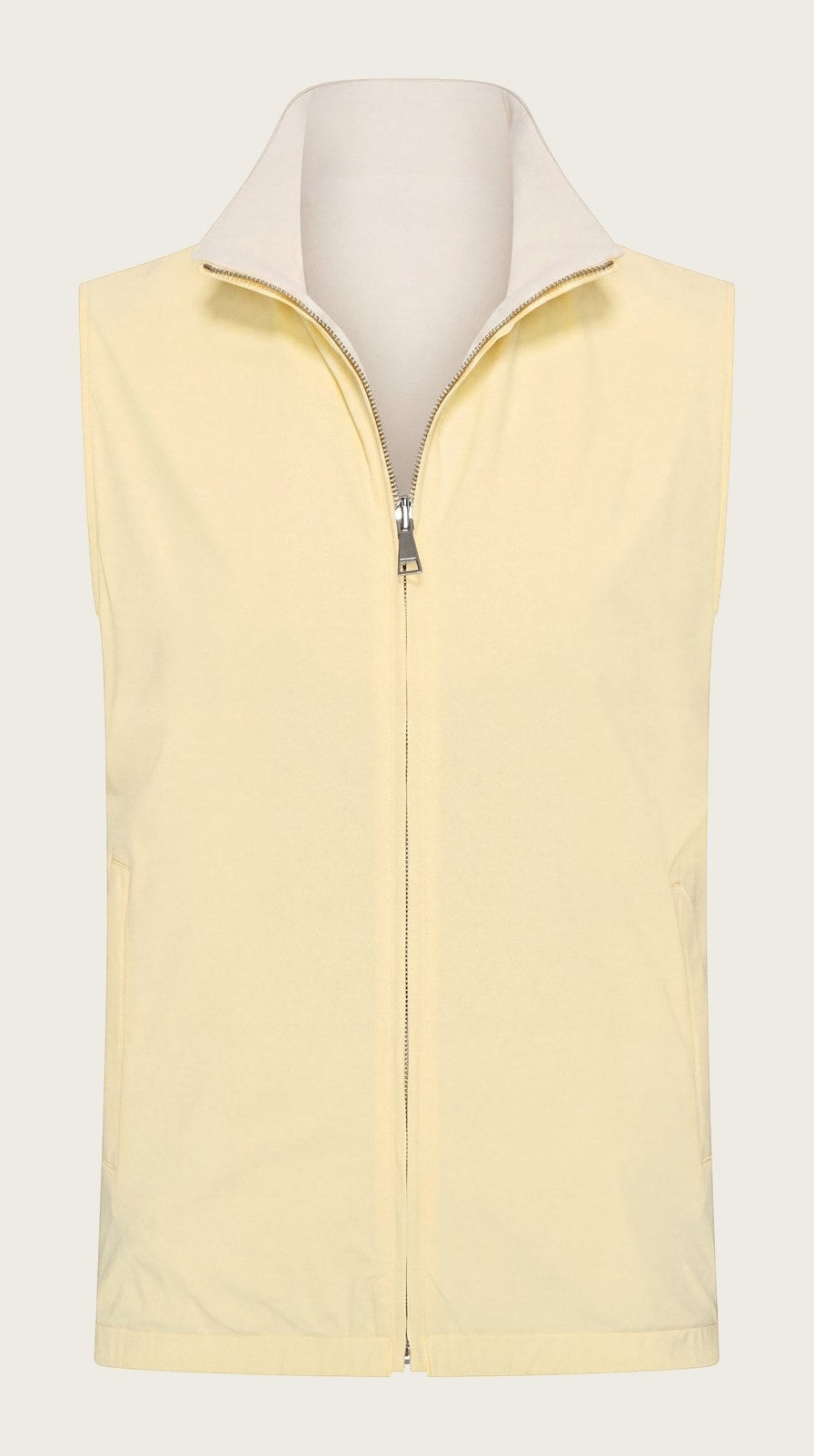 VESTE SANS MANCHE RÉVERSIBLE PERLE DE CANARI
