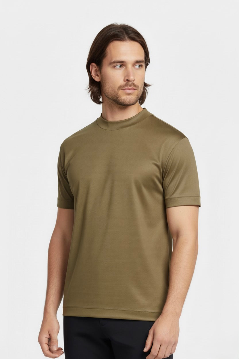 T-SHIRT ESSENTIEL OLIVE Selvé Paris