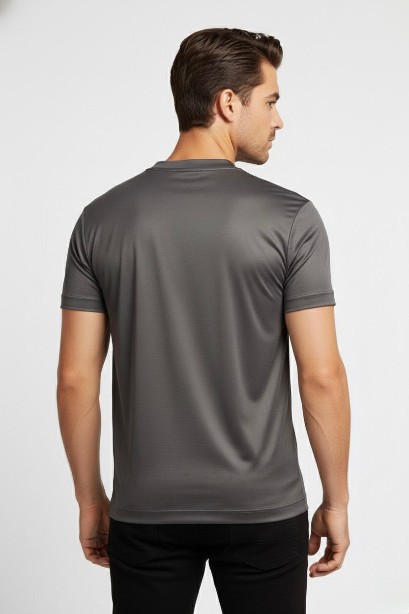 T-SHIRT ESSENTIEL GRIS PROFOND Selvé Paris