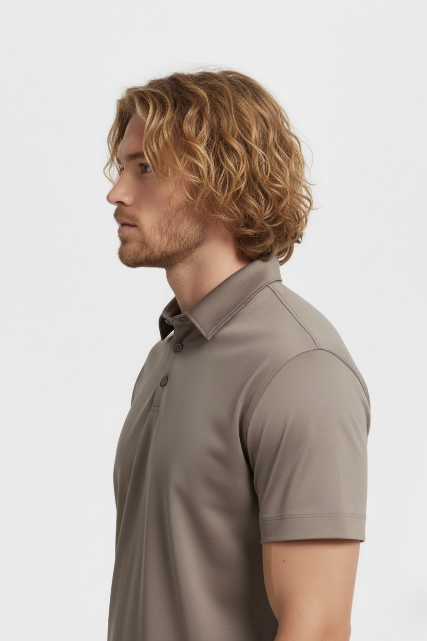 POLO ESSENTIEL BRUME DE SABLE - Selvé Paris