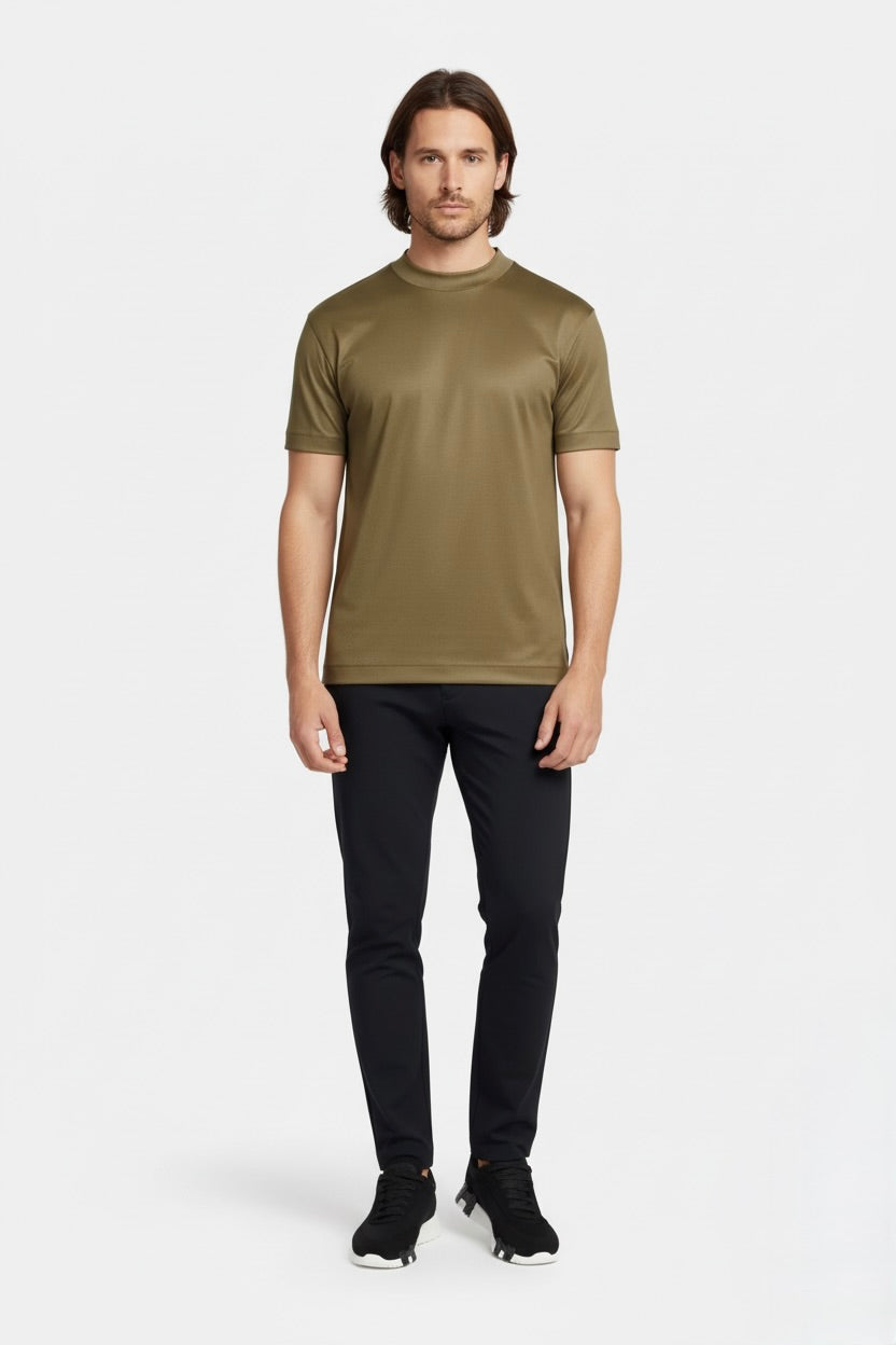 T-SHIRT ESSENTIEL OLIVE Selvé Paris