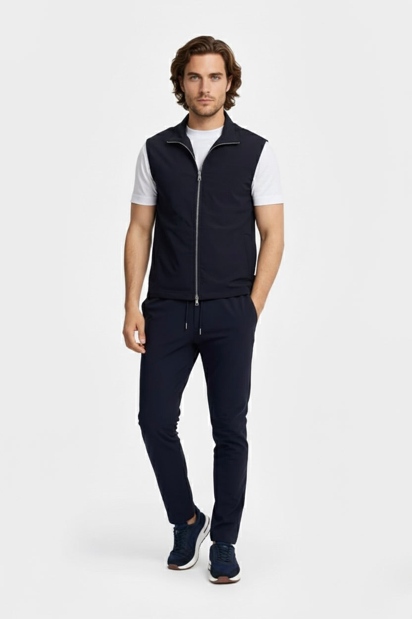 VESTE SANS MANCHE ESSENTIEL BLEU NUIT Selvé Paris