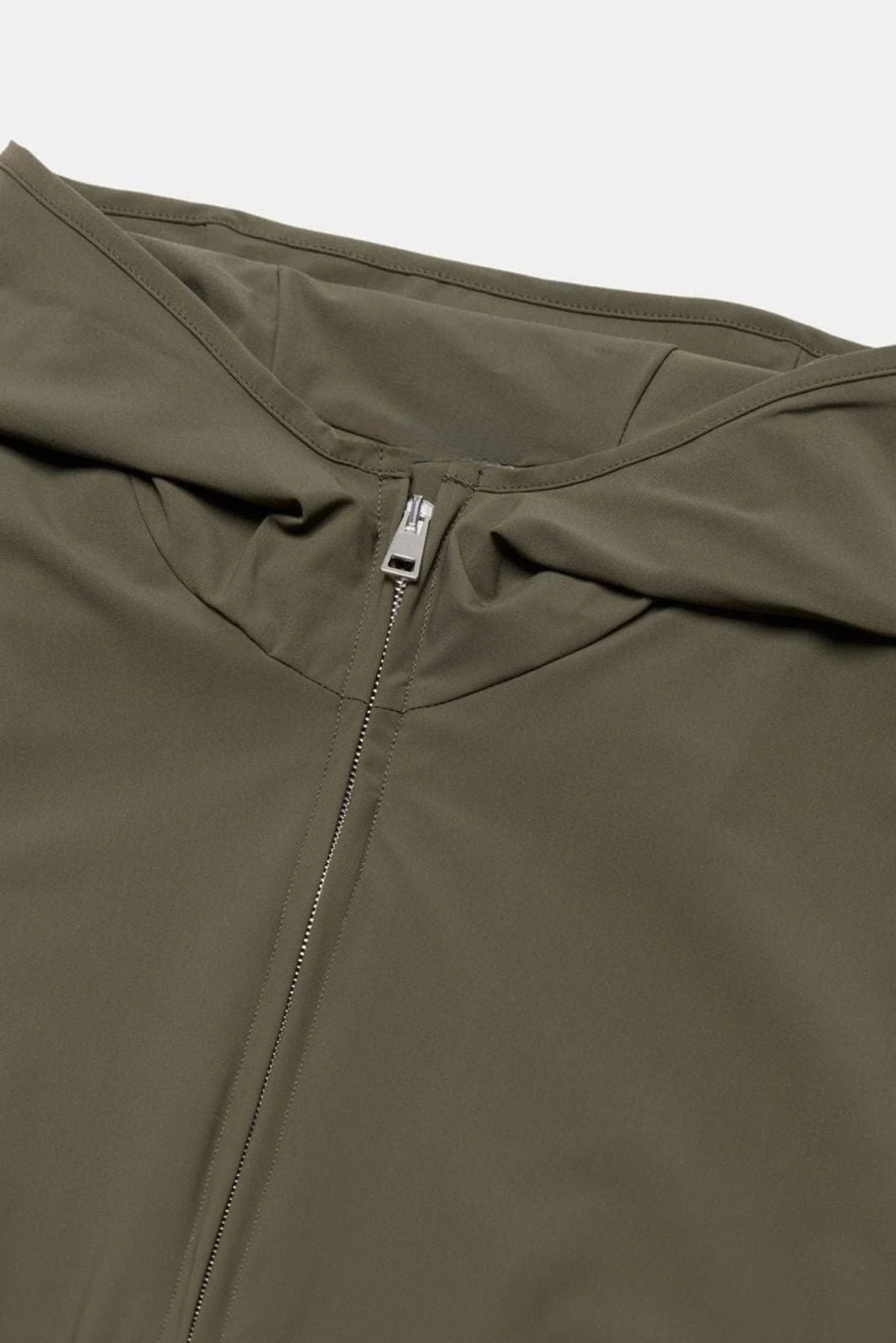 VESTE SIGNATURE À CAPUCHE VERT PROFOND Selvé Paris