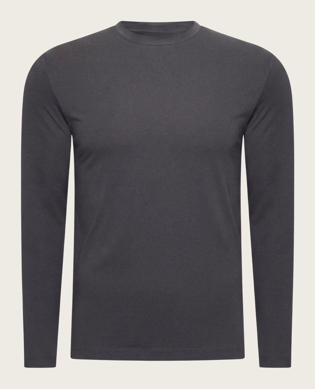 T-SHIRT À MANCHES LONGUES GRIS CAVIAR Selvé Paris