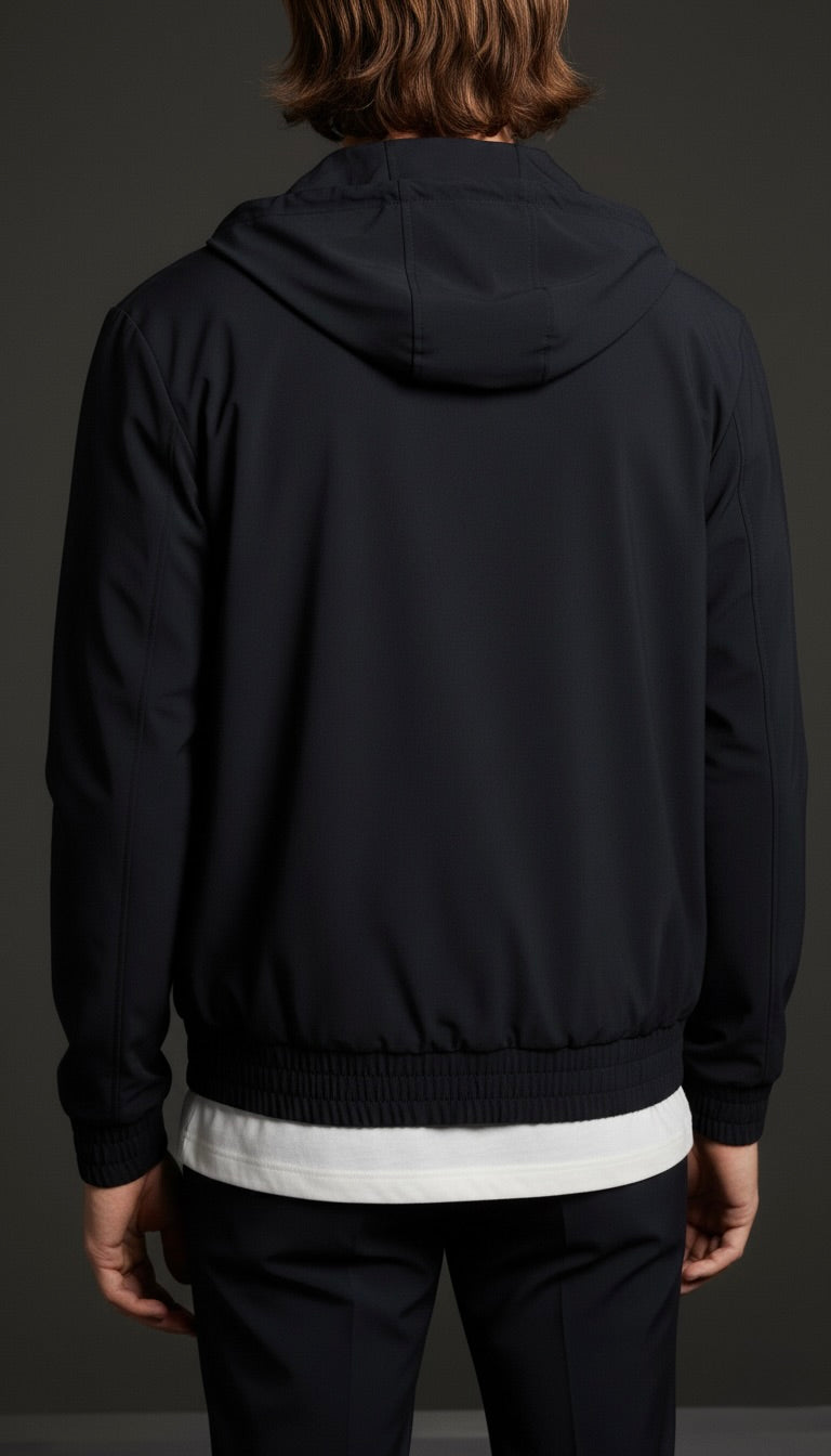 ENSEMBLE SIGNATURE À CAPUCHE NOIR NUIT Selvé Paris