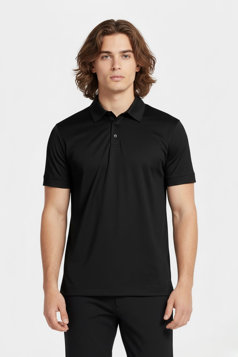 POLO ESSENTIEL NOIR NUIT - Selvé Paris