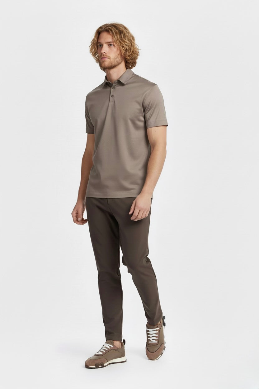 POLO ESSENTIEL BRUME DE SABLE - Selvé Paris