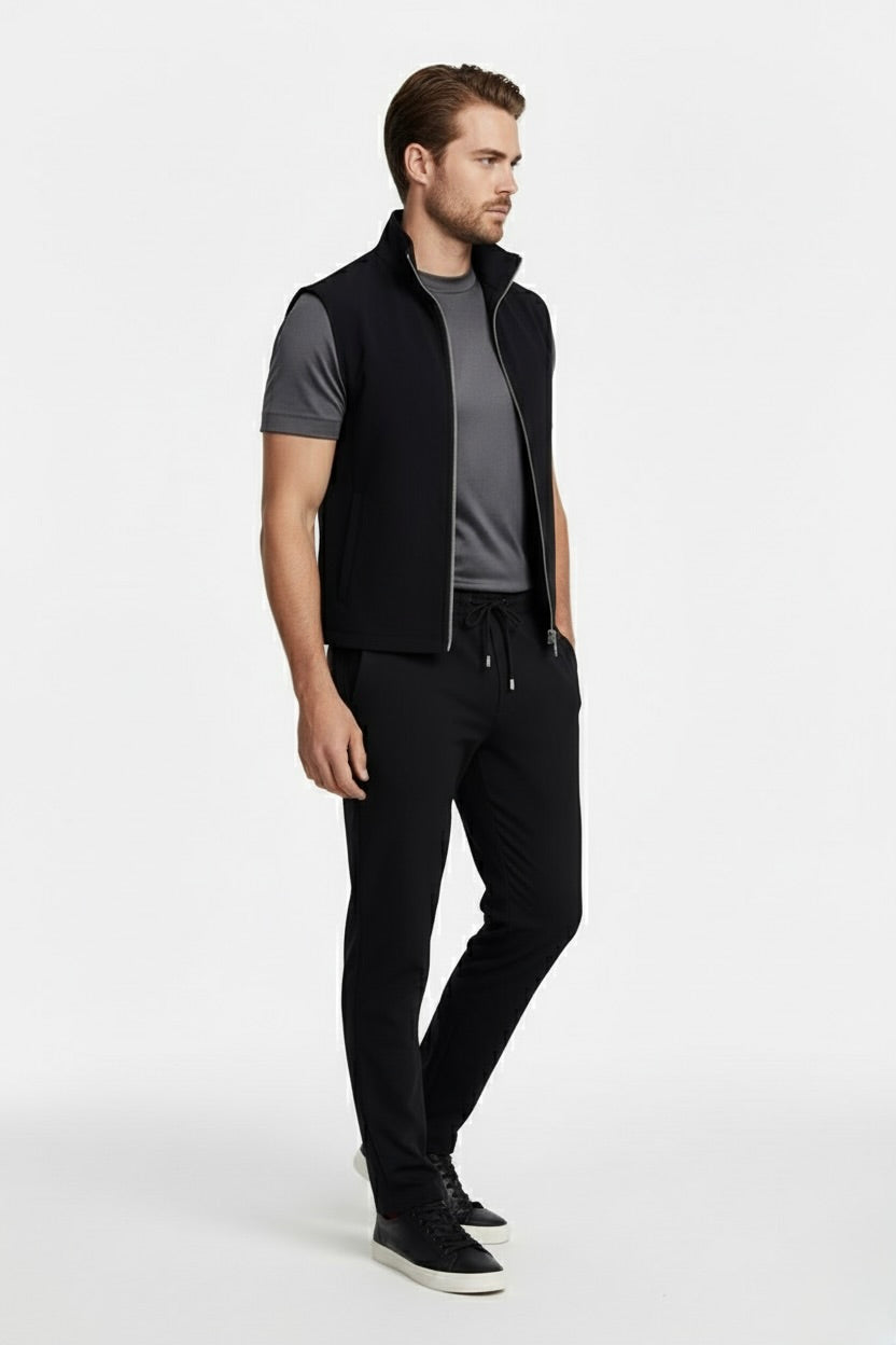 VESTE SANS MANCHE ESSENTIEL NOIR Selvé Paris