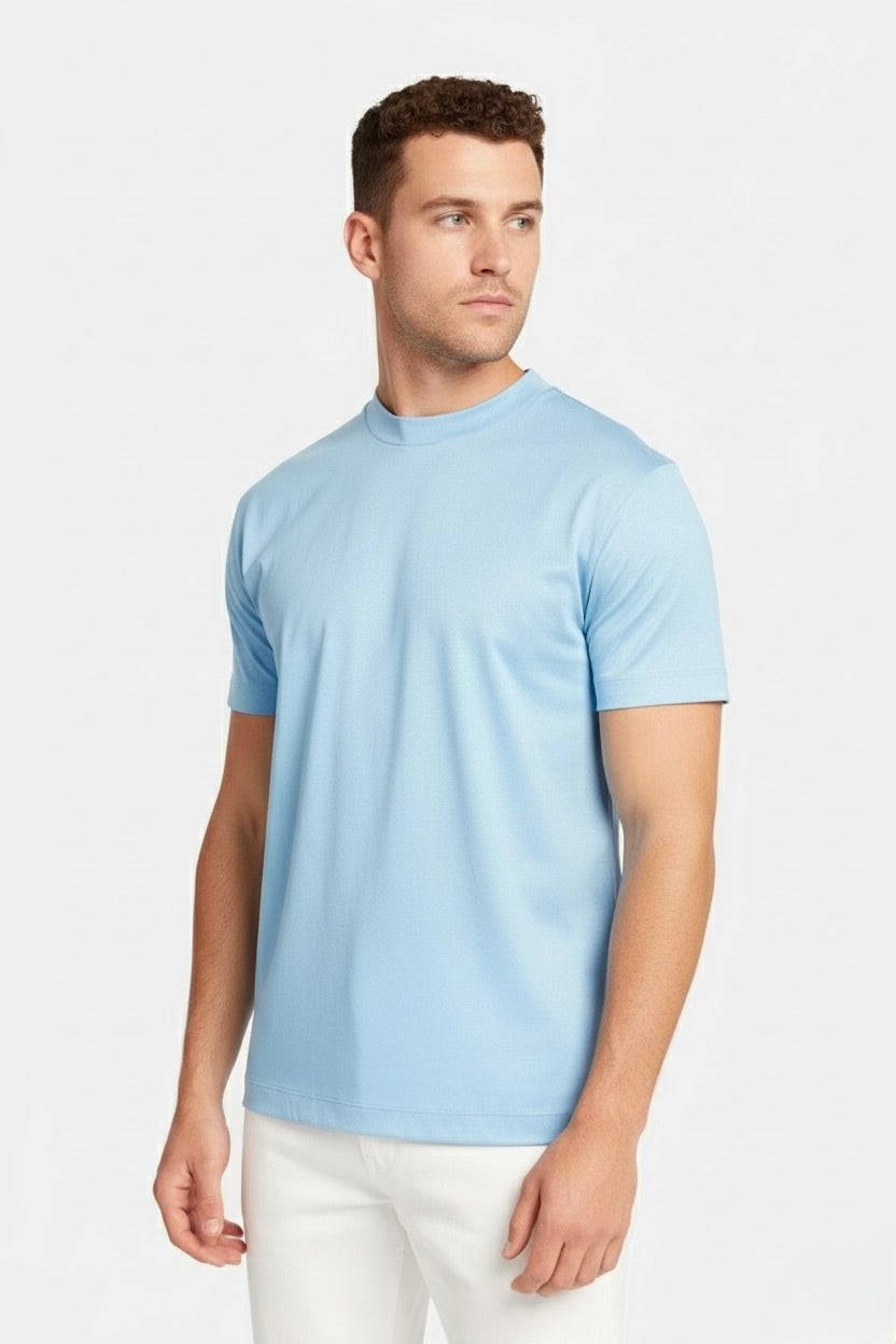 T-SHIRT ESSENTIEL BLEU BRUME Selvé Paris