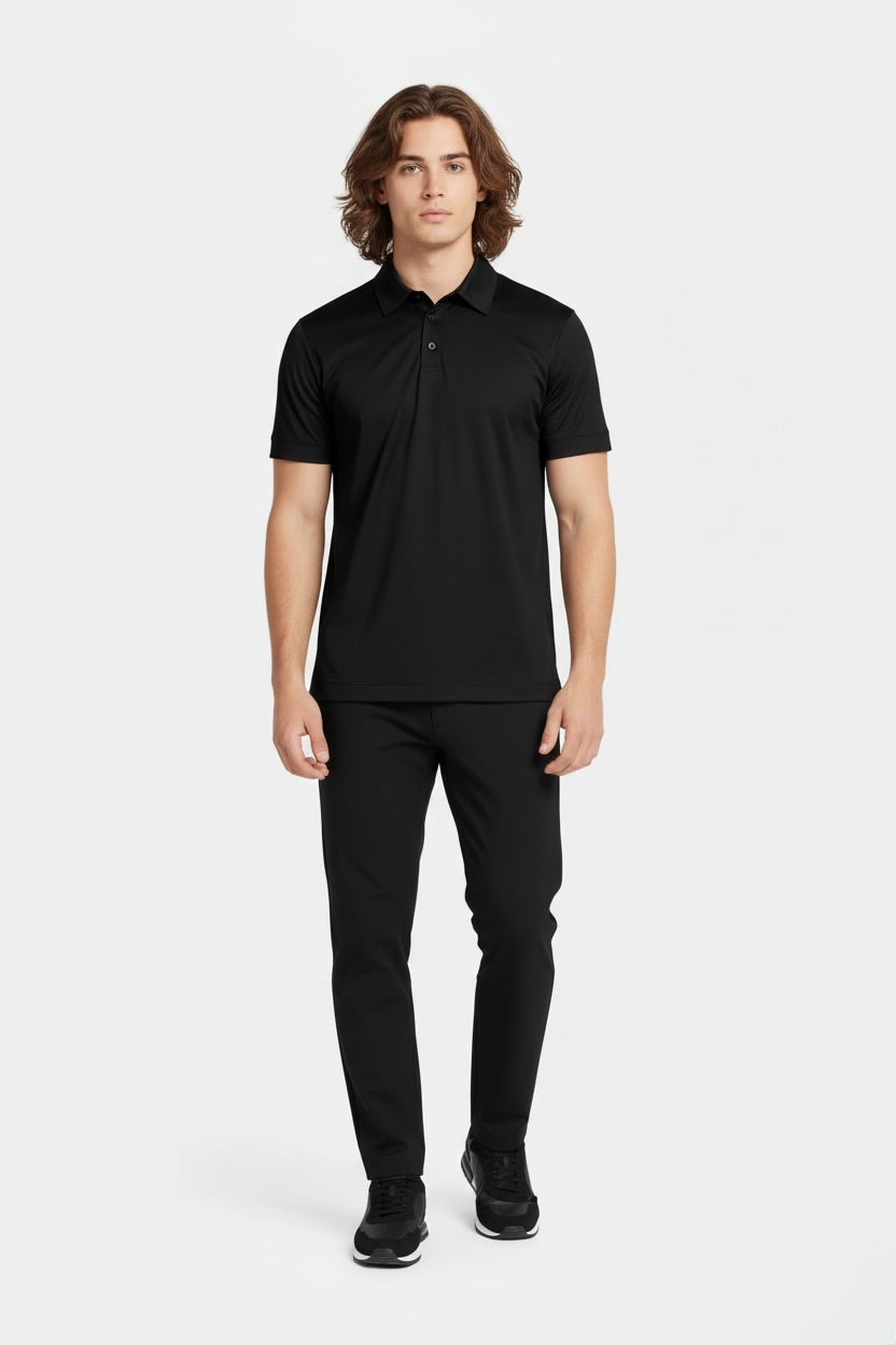 POLO ESSENTIEL NOIR NUIT - Selvé Paris