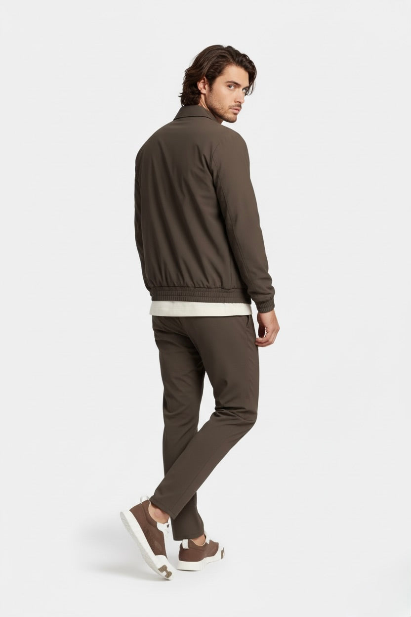 PANTALON SIGNATURE MARRON Selvé Paris