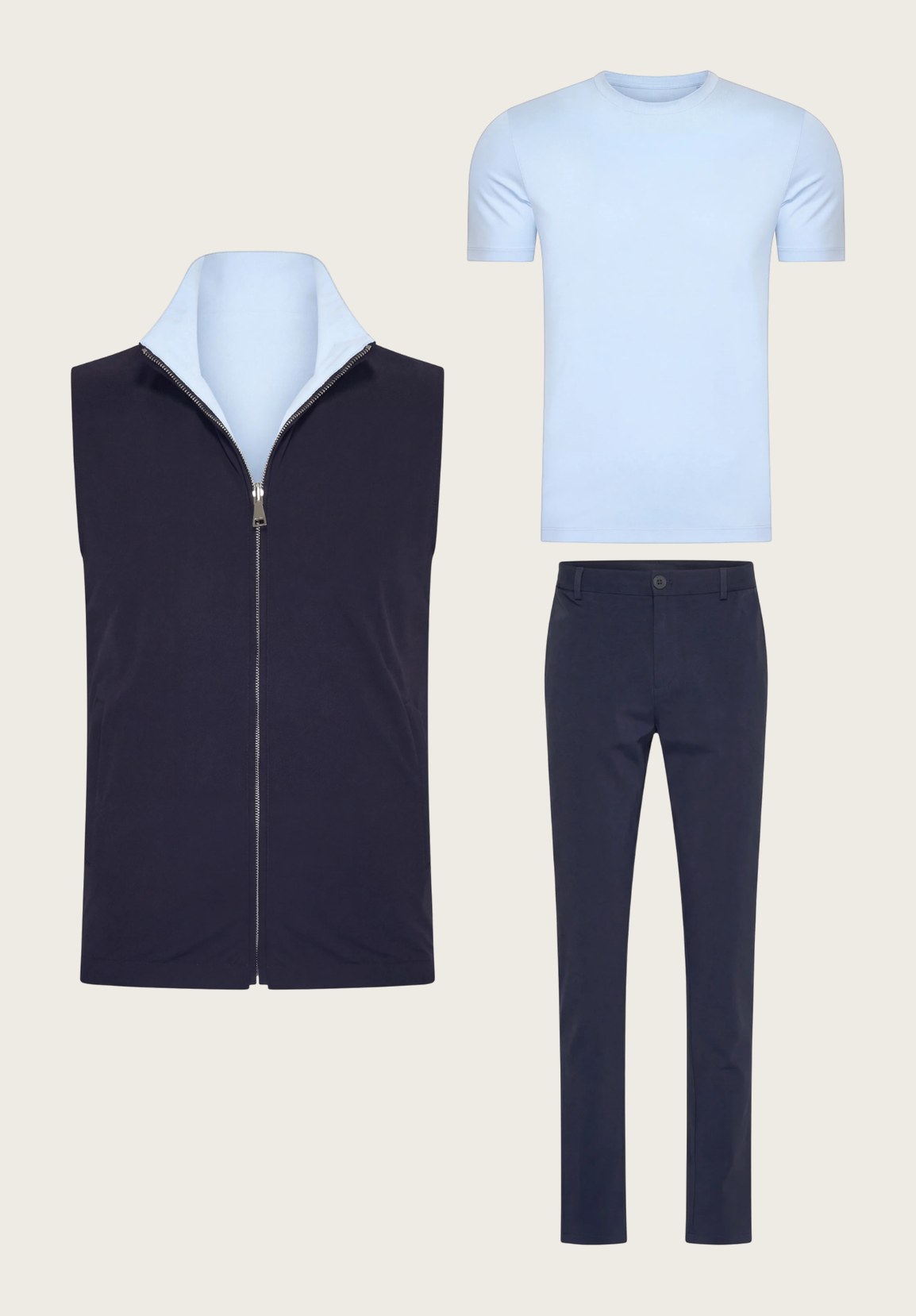 ENSEMBLE SELVÉ RÉVERSIBLE RIVIERA D'AZUR (T-SHIRT)