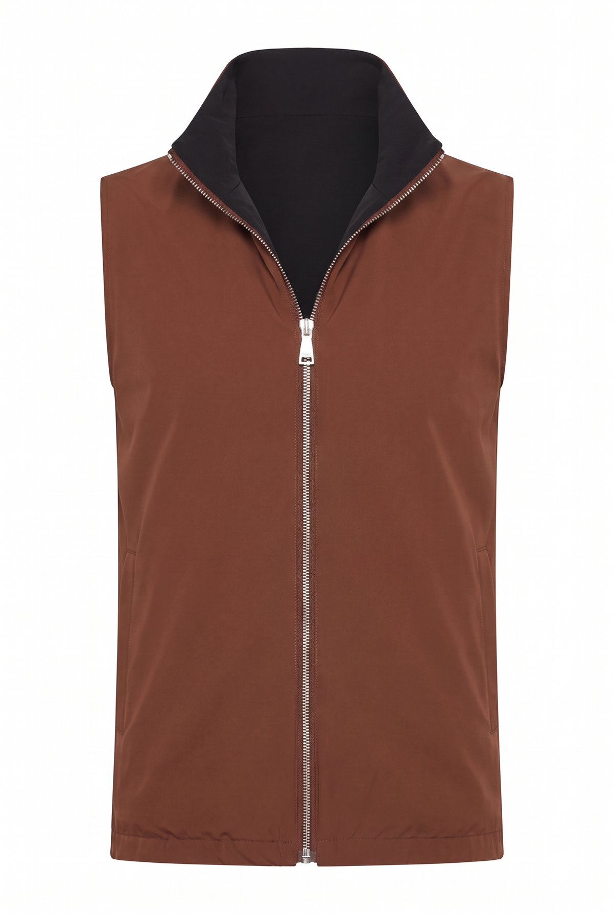 Veste Sans Manche Réversible Tobacco d'Aniline