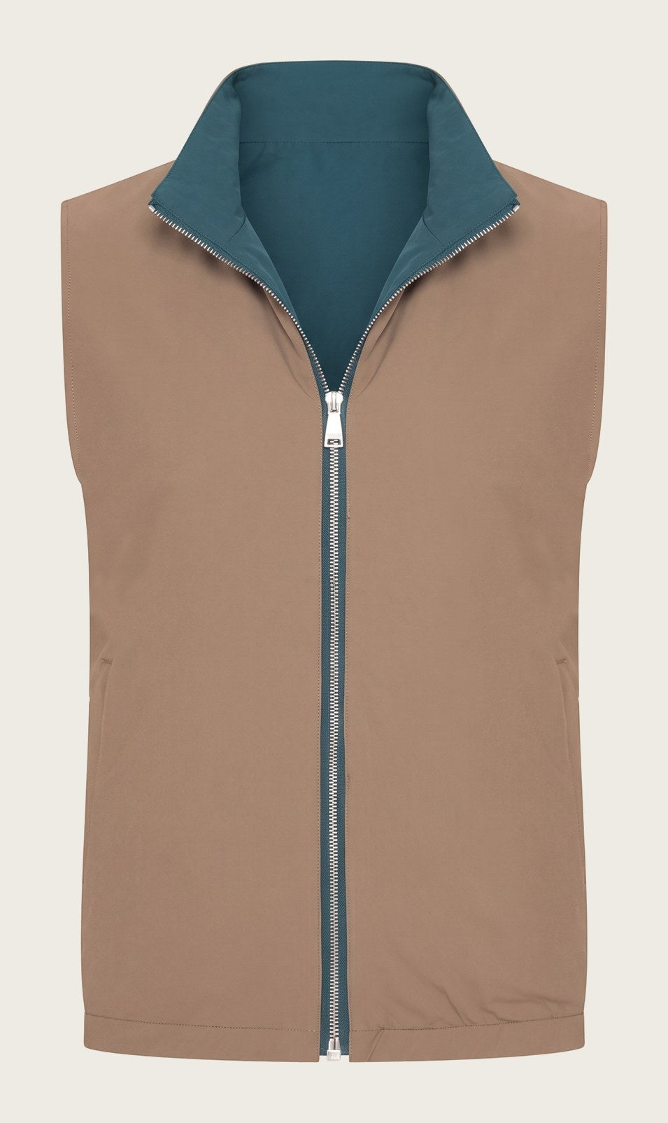 Veste Sans Manche Réversible Malachite du Désert - autre face