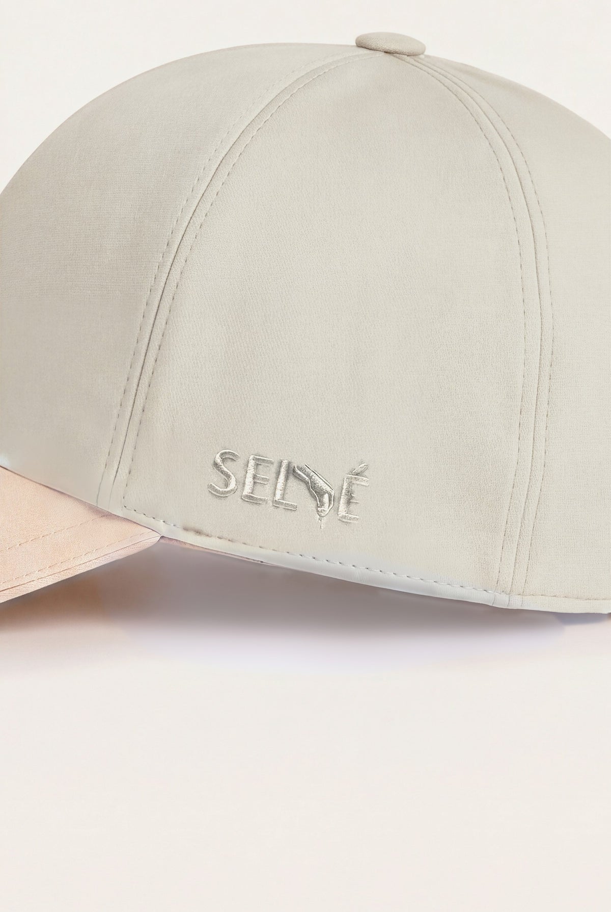 Casquette Selvé Sable d'Opale, logo brodé