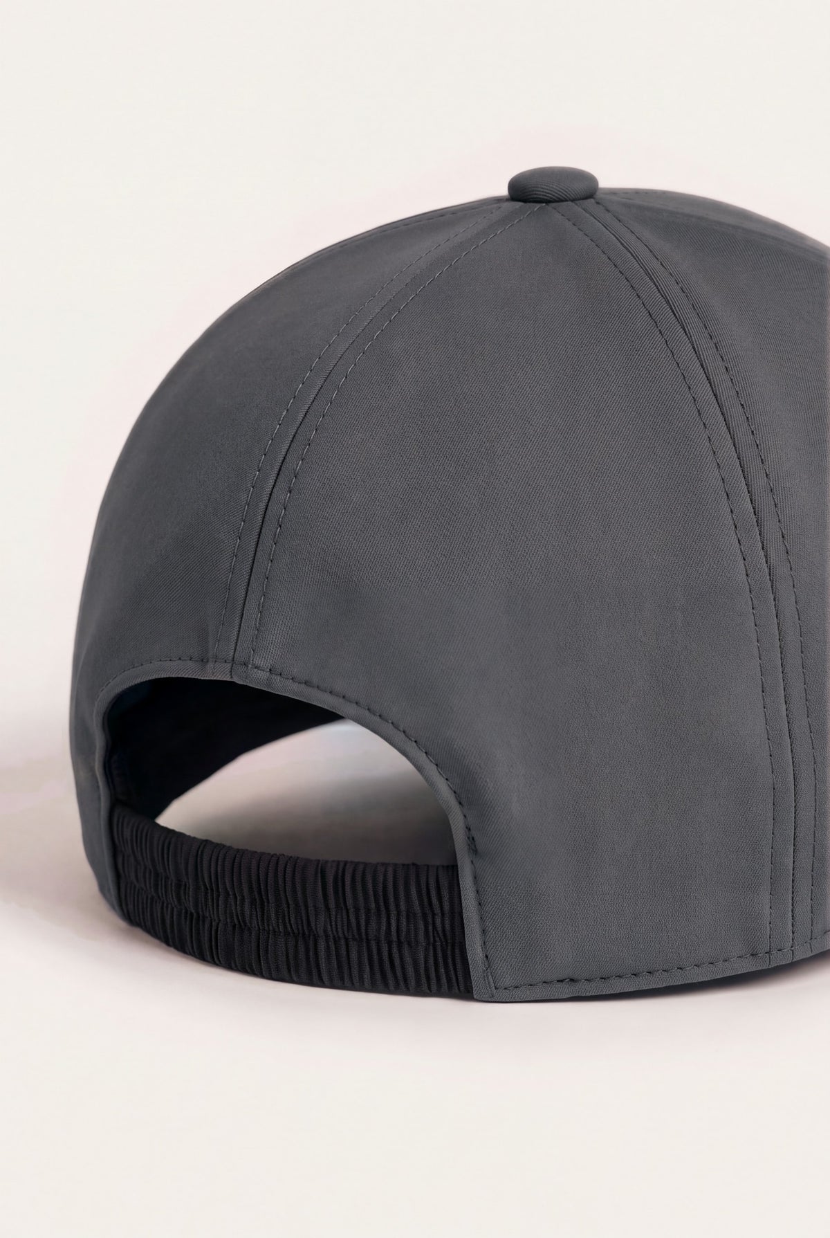 Casquette Selvé Caviar d'Aniline, détail arrière