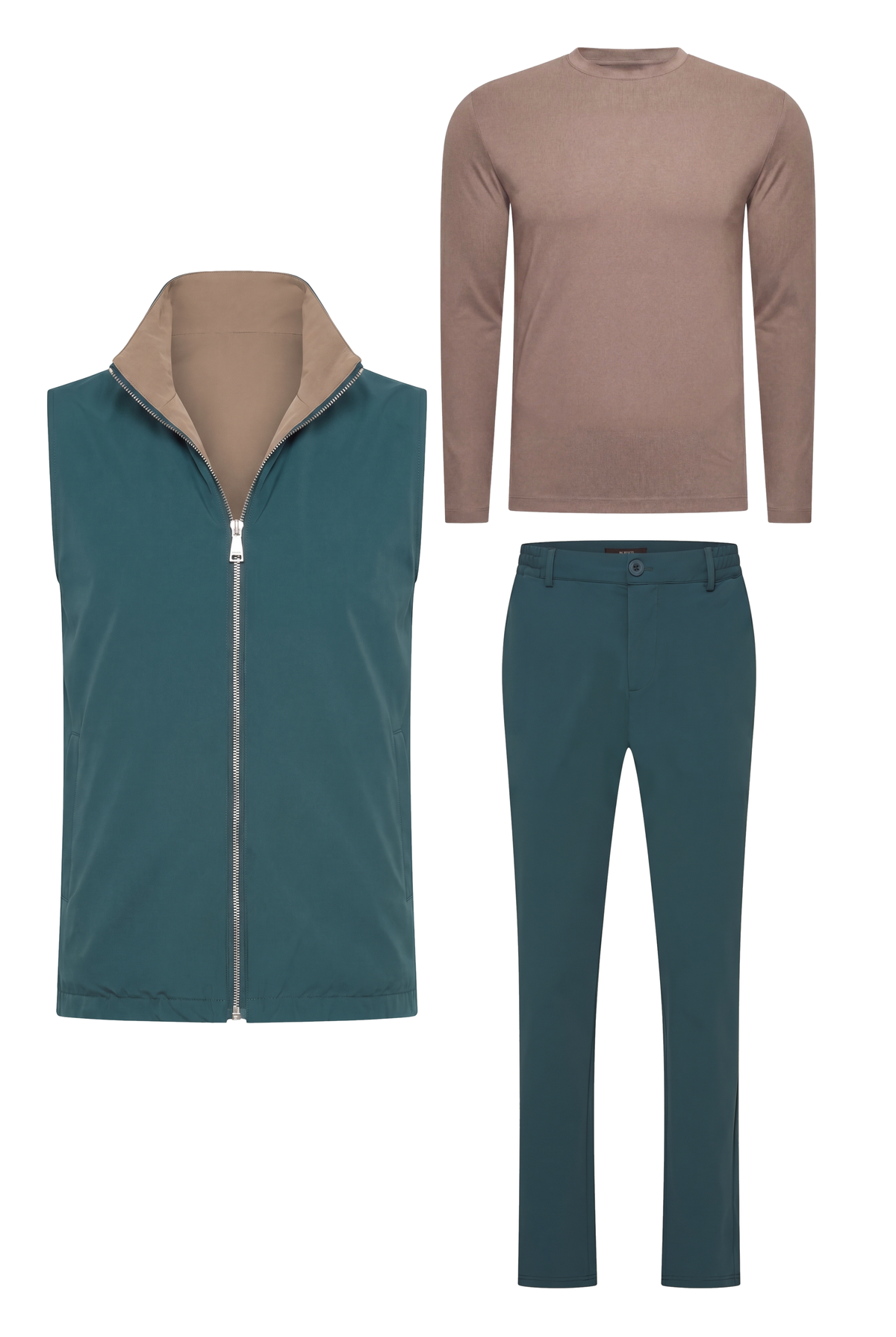 Ensemble Selvé Réversible Malachite du Désert (T-shirt manches longues)
