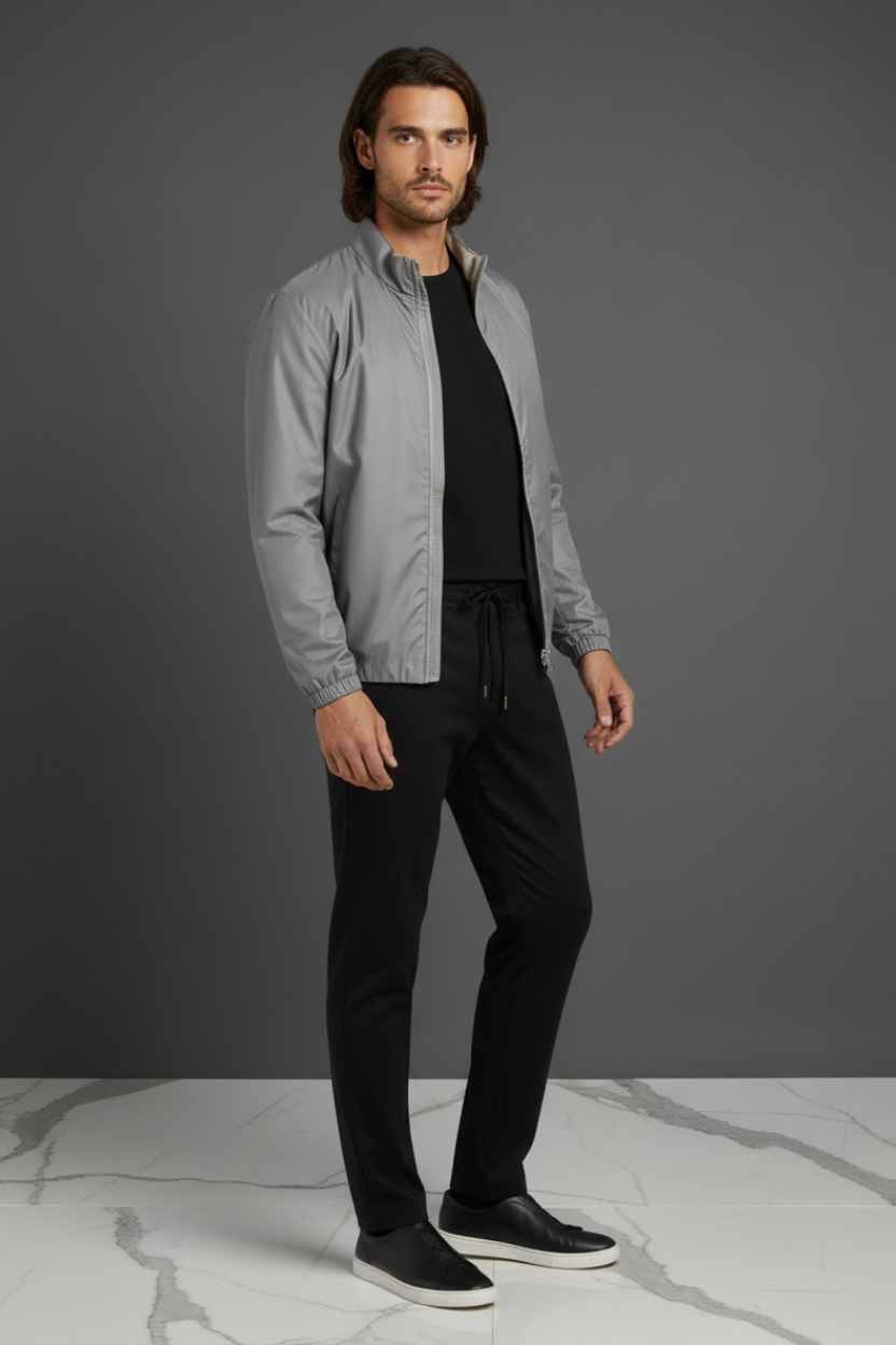 VESTE SELVÉ GRIS CENDRÉ