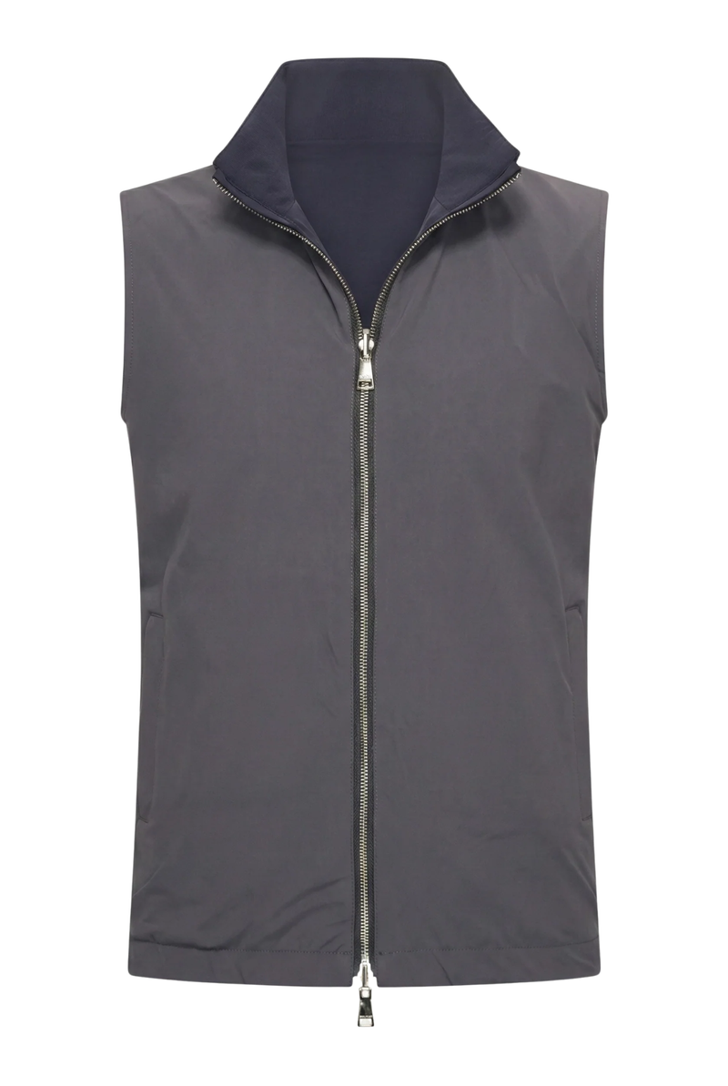 VESTE SANS MANCHE RÉVERSIBLE CAVIAR D'AZUL