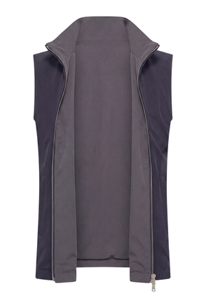VESTE SANS MANCHE RÉVERSIBLE CAVIAR D'AZUL Selvé Paris