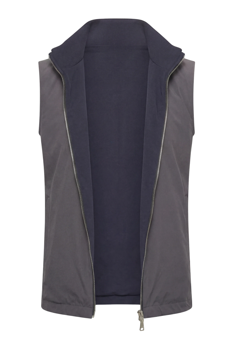 VESTE SANS MANCHE RÉVERSIBLE CAVIAR D'AZUL