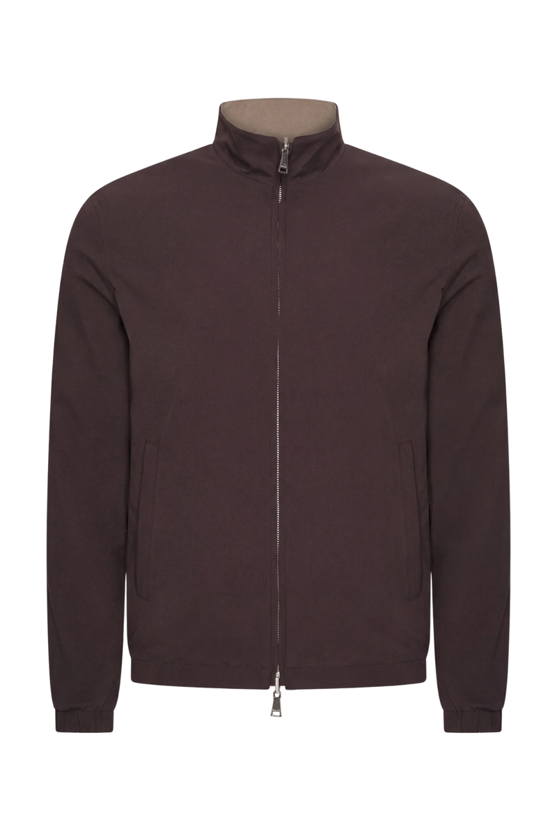 VESTE RÉVERSIBLE CAFÉ ET DÉSERT