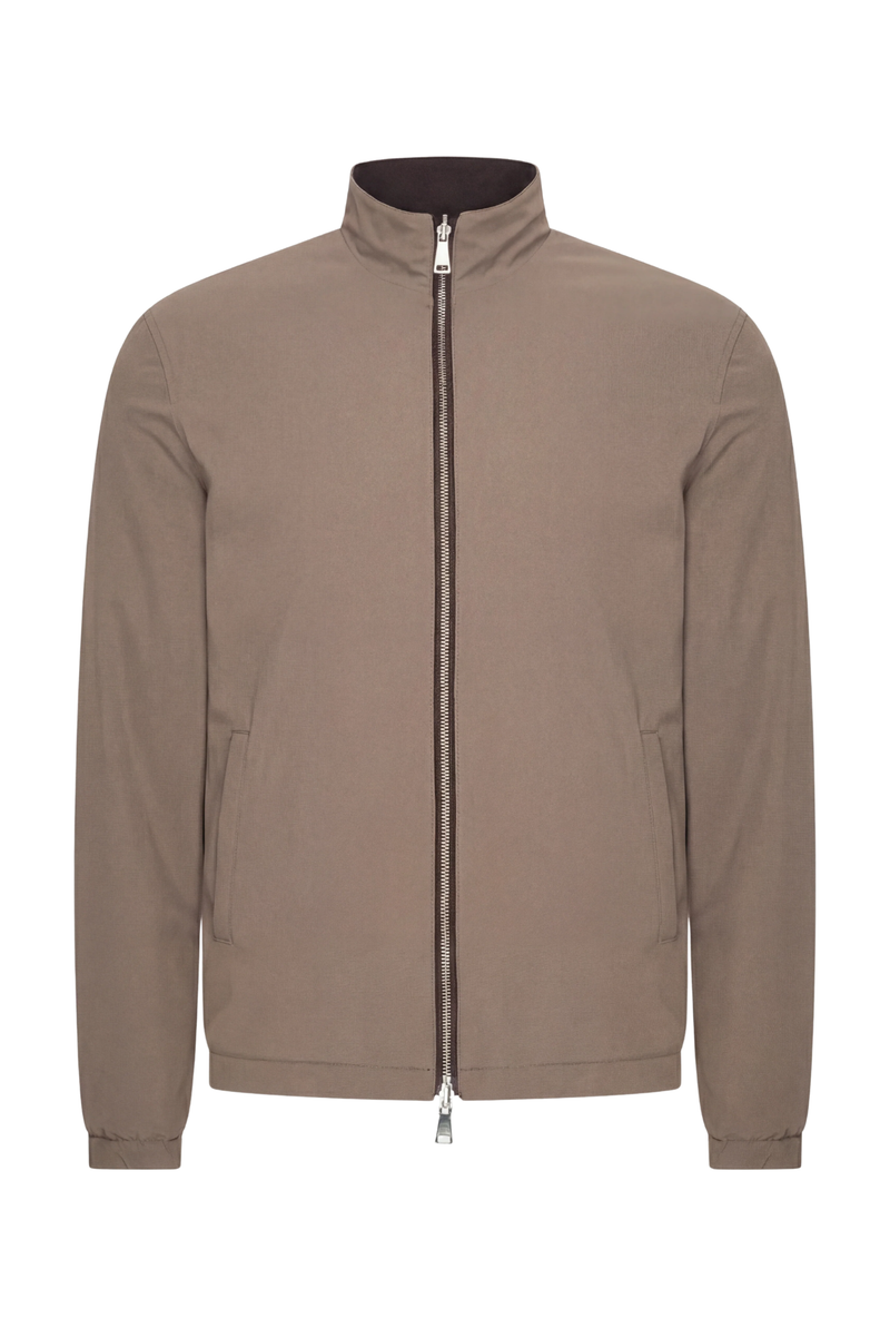VESTE RÉVERSIBLE CAFÉ ET DÉSERT