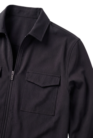 VESTE L’ARCHITECTE NOIR D'ANILINE Selvé Paris