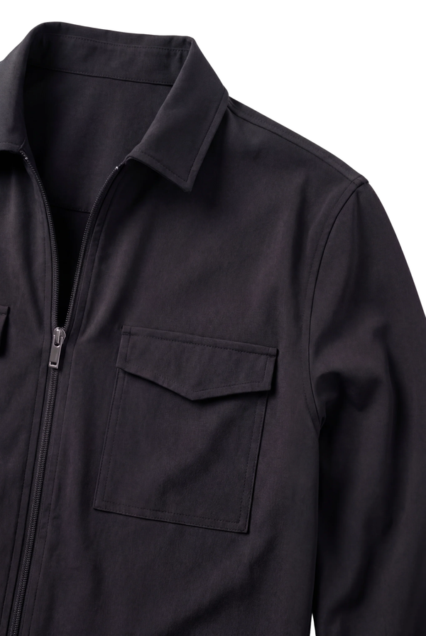 VESTE L’ARCHITECTE NOIR D'ANILINE Selvé Paris