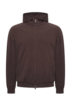 VESTE SELVÉ À CAPUCHE CAFÉ D'HAVANE Selvé Paris