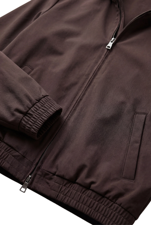 VESTE SELVÉ À CAPUCHE CAFÉ D'HAVANE Selvé Paris