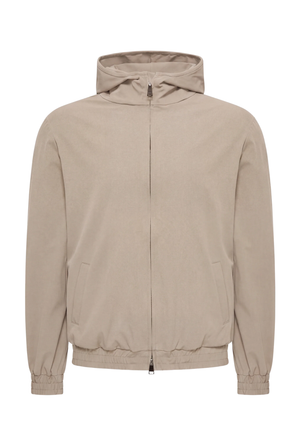 VESTE SELVÉ À CAPUCHE TAUPE DÉSERT Selvé Paris