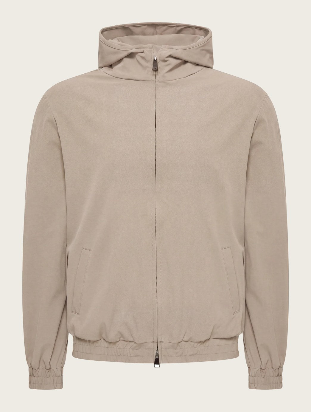 VESTE SELVÉ À CAPUCHE TAUPE DÉSERT Selvé Paris