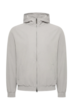 VESTE SELVÉ À CAPUCHE GRIS D'ÉLÉPHANT Selvé Paris