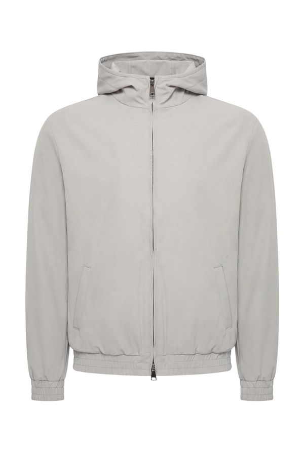 VESTE SELVÉ À CAPUCHE GRIS D'ÉLÉPHANT Selvé Paris