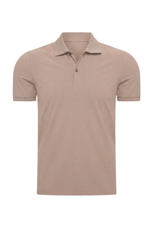 POLO SELVÉ TAUPE DÉSERT Selvé Paris