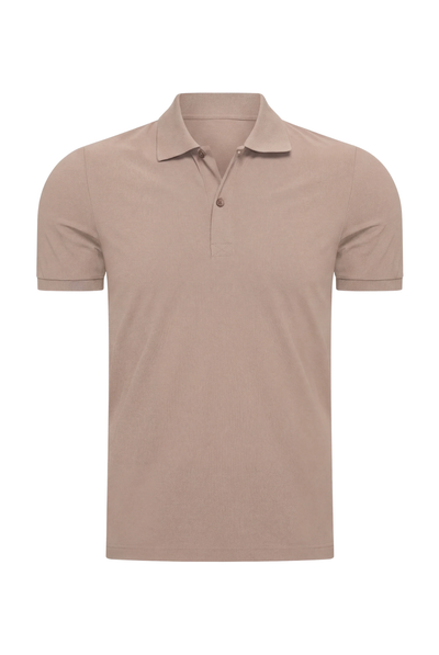 POLO SELVÉ TAUPE DÉSERT