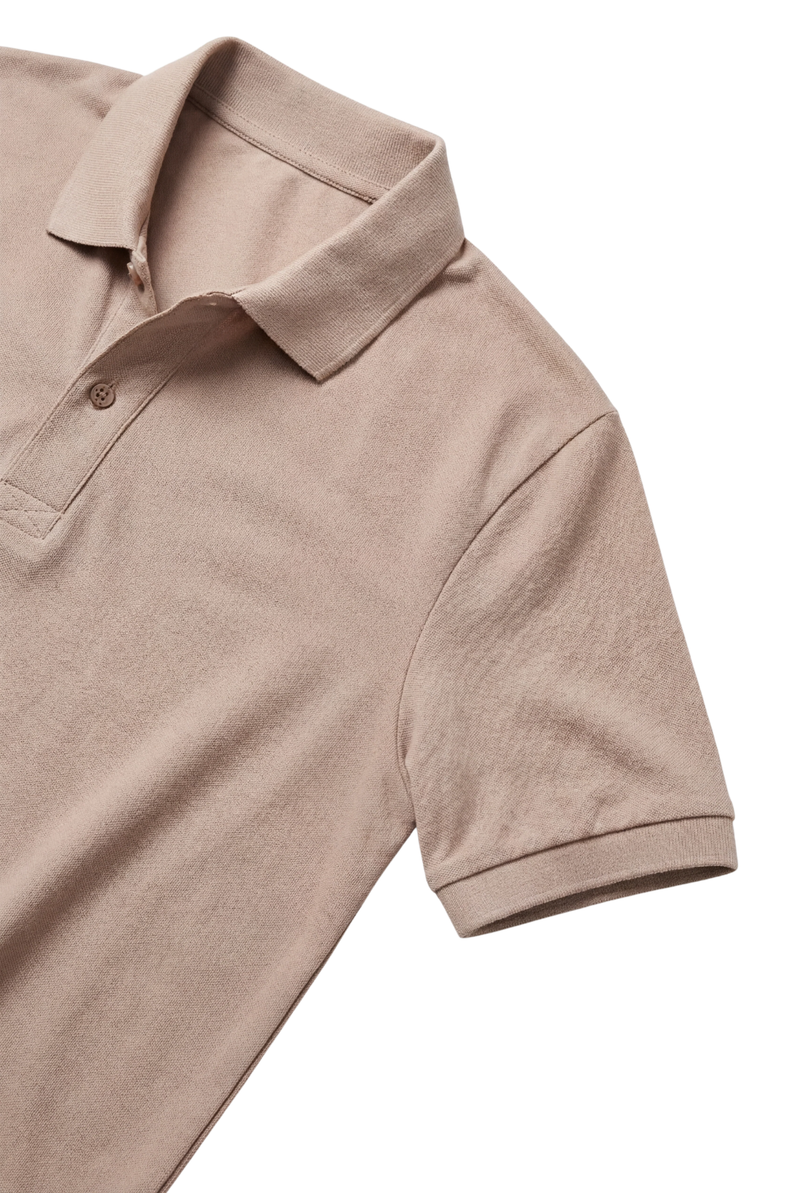 POLO SELVÉ TAUPE DÉSERT