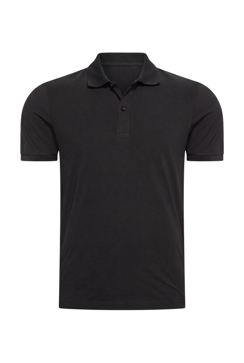 POLO SELVÉ NOIR D'ANILINE