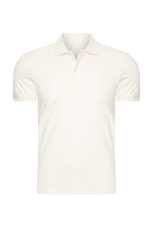 POLO SELVÉ BLANC D'ATELIER