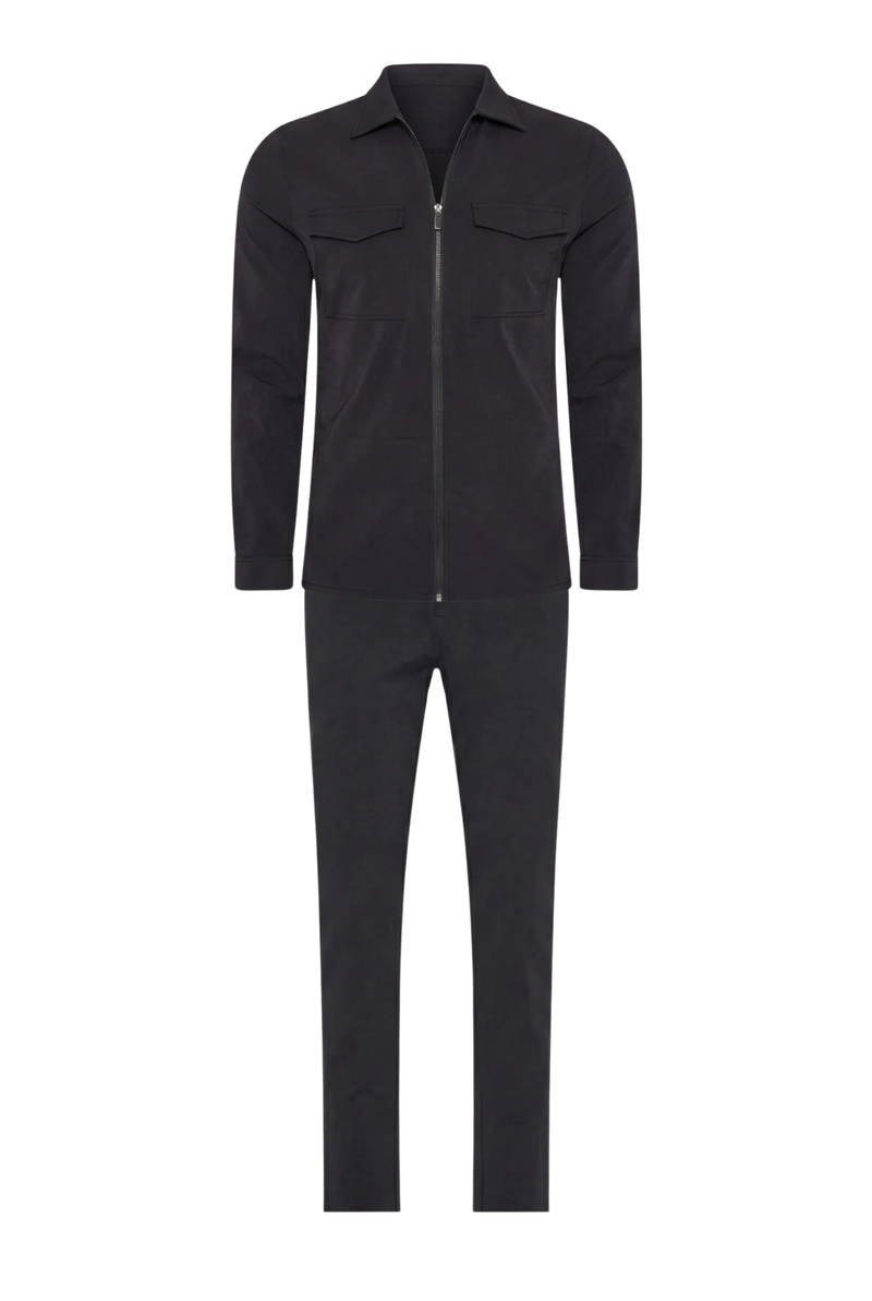 ENSEMBLE SELVÉ L'ARCHITECTE NOIR D'ANILINE