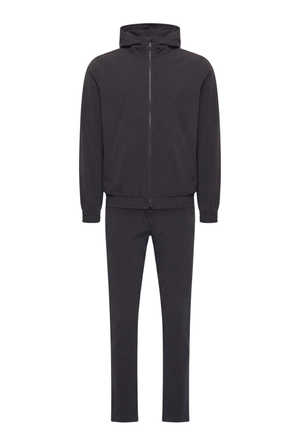 ENSEMBLE SELVÉ À CAPUCHE NOIR D'ANILINE Selvé Paris