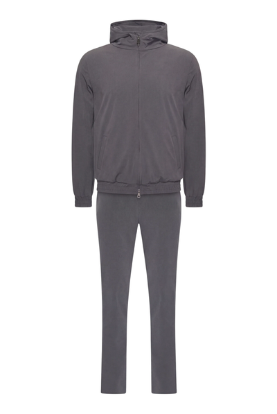 ENSEMBLE SELVÉ À CAPUCHE GRIS CAVIAR