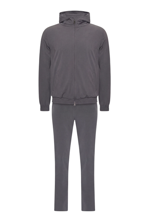 ENSEMBLE SELVÉ À CAPUCHE GRIS CAVIAR